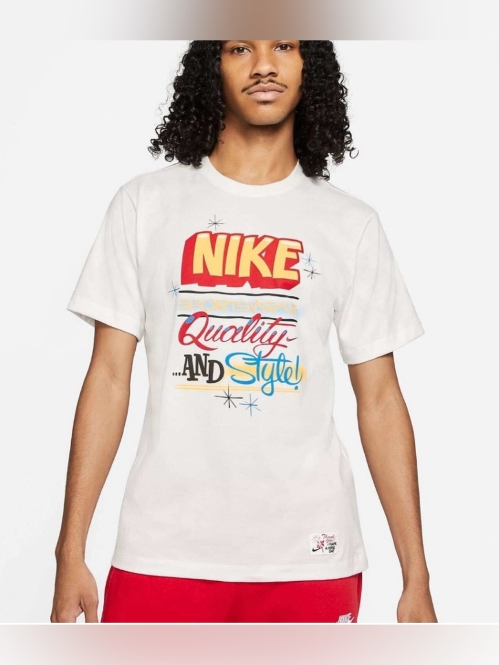 Nike Sportswear Quality And Style Bodega 100% Cotton White Tee Large NWOT